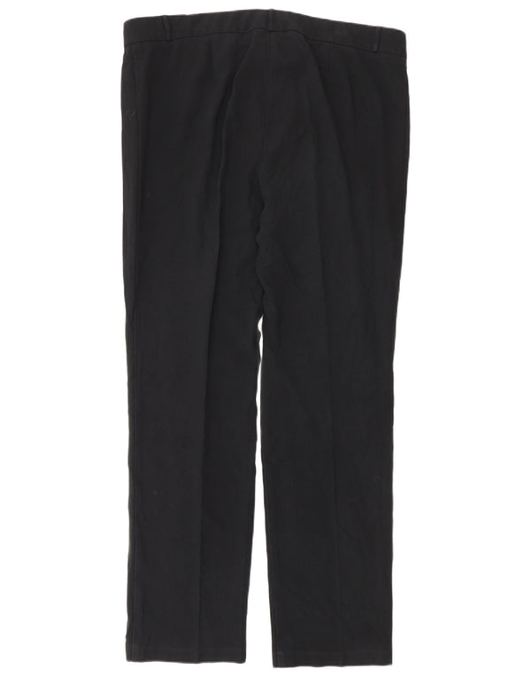 Marks & Spencer Damen Moderne Freizeithose UK 16 Large W34 L30 Schwarz