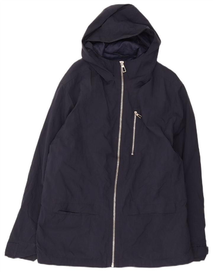 Marks & Spencer Herren Regenjacke UK 42 XL Marineblau Polyester