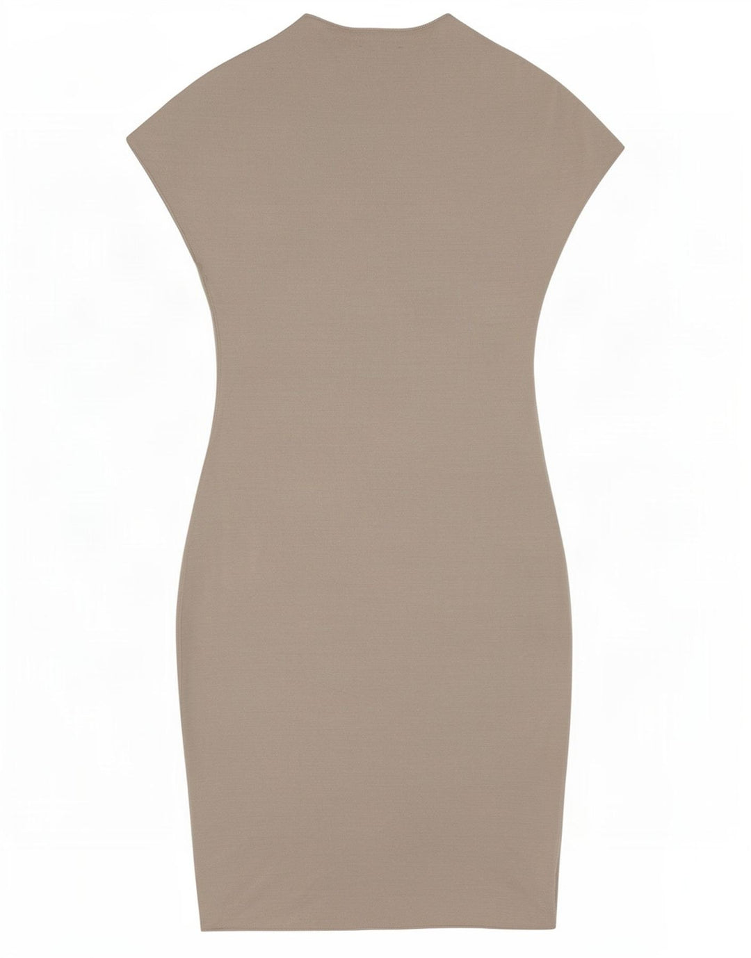Zara Damen, figurbetontes Kleid, Größe S, Grau, Viskose