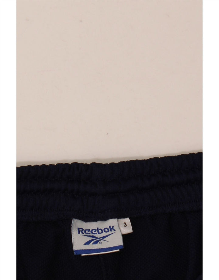 Reebok Herren-Trainingshose, groß, marineblau, Polyester