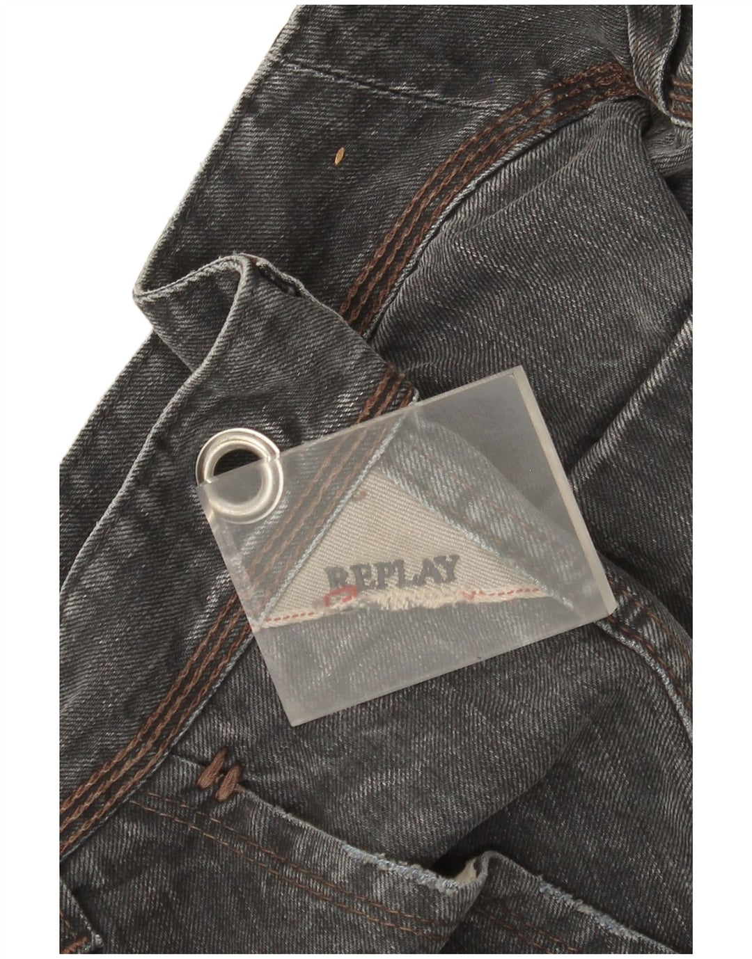 Replay Herren Slim Jeans W38 L33 Grau