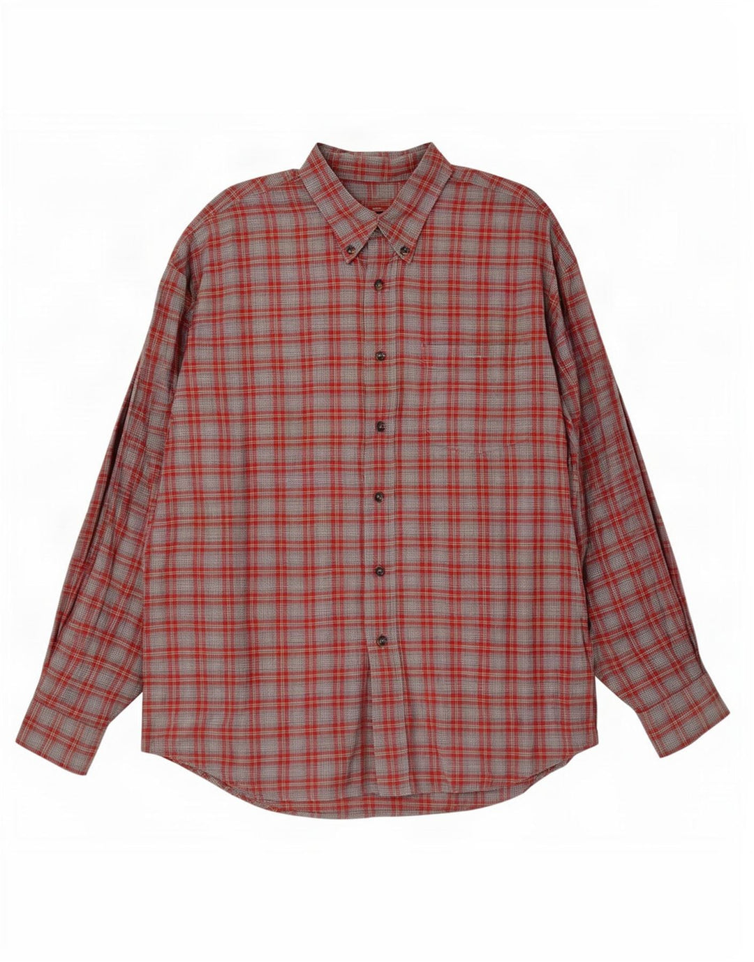 Einhorn Herren Flanellhemd 2XL Grau kariert