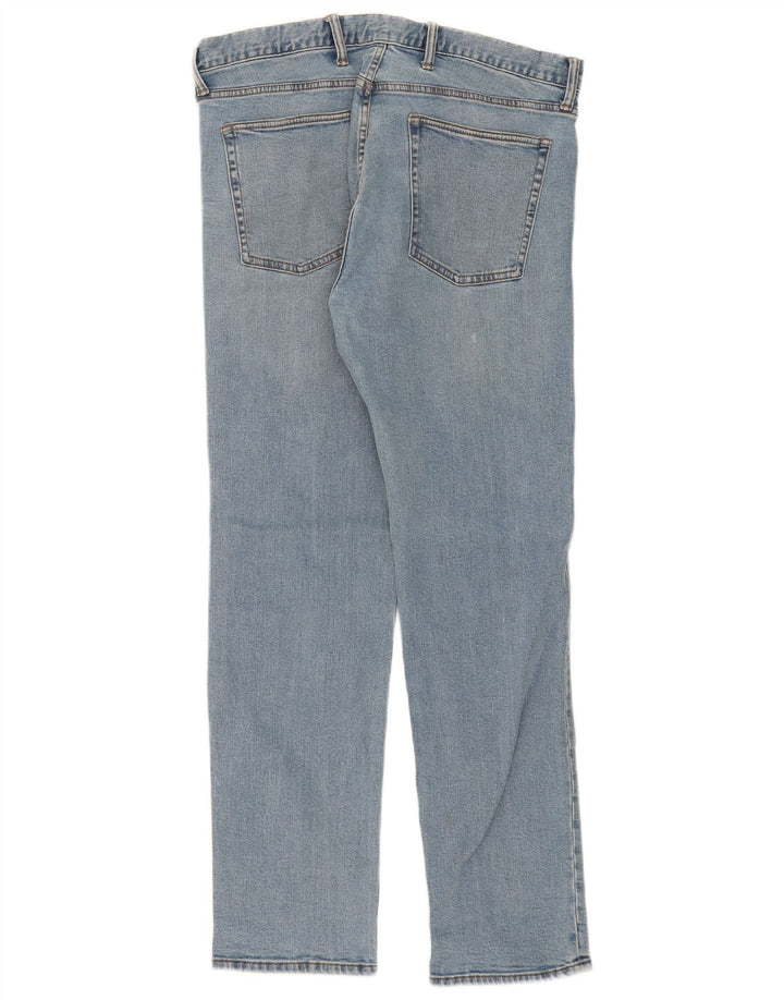 Gap Herren Slim Straight Jeans W36 L32 Blaue Baumwolle
