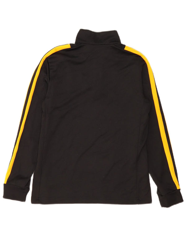 Adidas Jungen Climalite Graphic Pullover Trainingsanzug Top 11-12 Jahre Schwarz