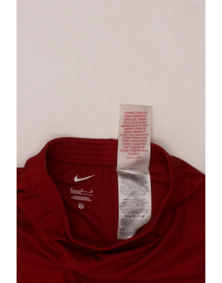 NIKE Liverpool Sportshorts für Jungen, 10–11 Jahre, mittelrotes Polyester