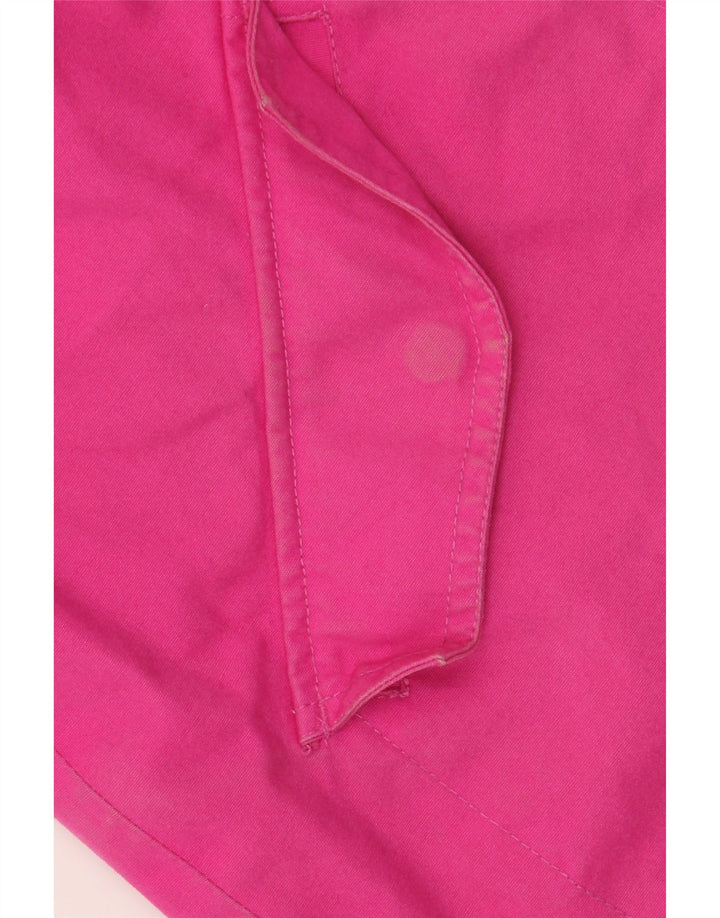 JOULES Damen Regenjacke mit Kapuze UK 18 XL Rosa Baumwolle