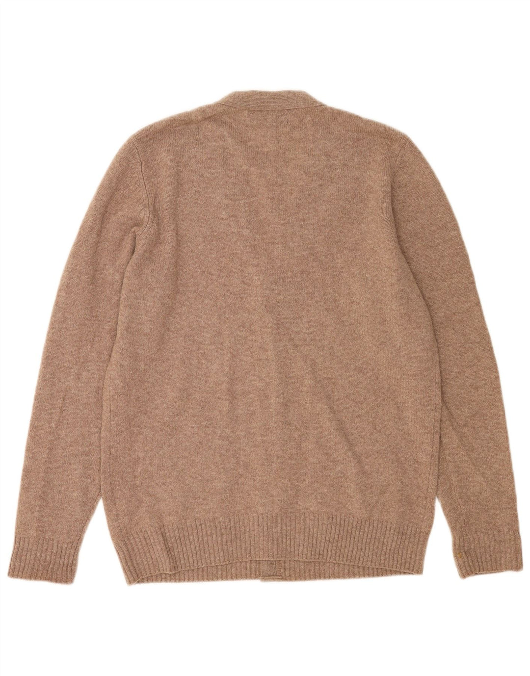 Marks & Spencer Herren-Strickjacke aus mittelbrauner Wolle