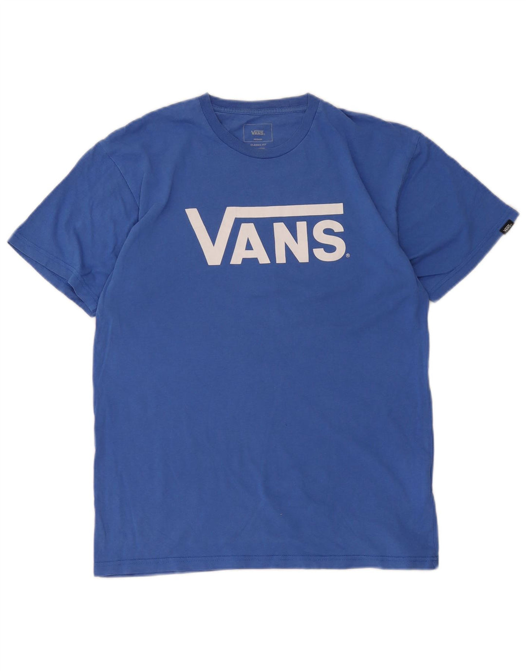 Vans Herren-T-Shirt mit klassischer Passform, mittelblauer Baumwolle, mit Grafik