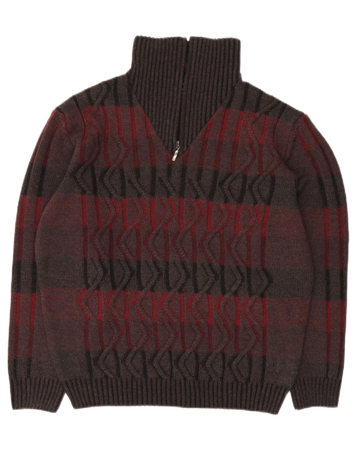 BABISTA Herren-Pullover mit Reißverschluss am Hals IT 54 XL Mehrfarbig gestreift