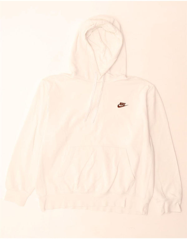 Nike Herren Kapuzenpullover, groß, aus weißer Baumwolle