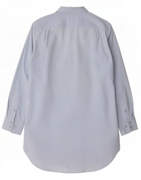 M.I.H Jeans Damen-Hemdkleid mit entspannter Passform, UK-Größe 10, Größe S, Blau, Baumwolle