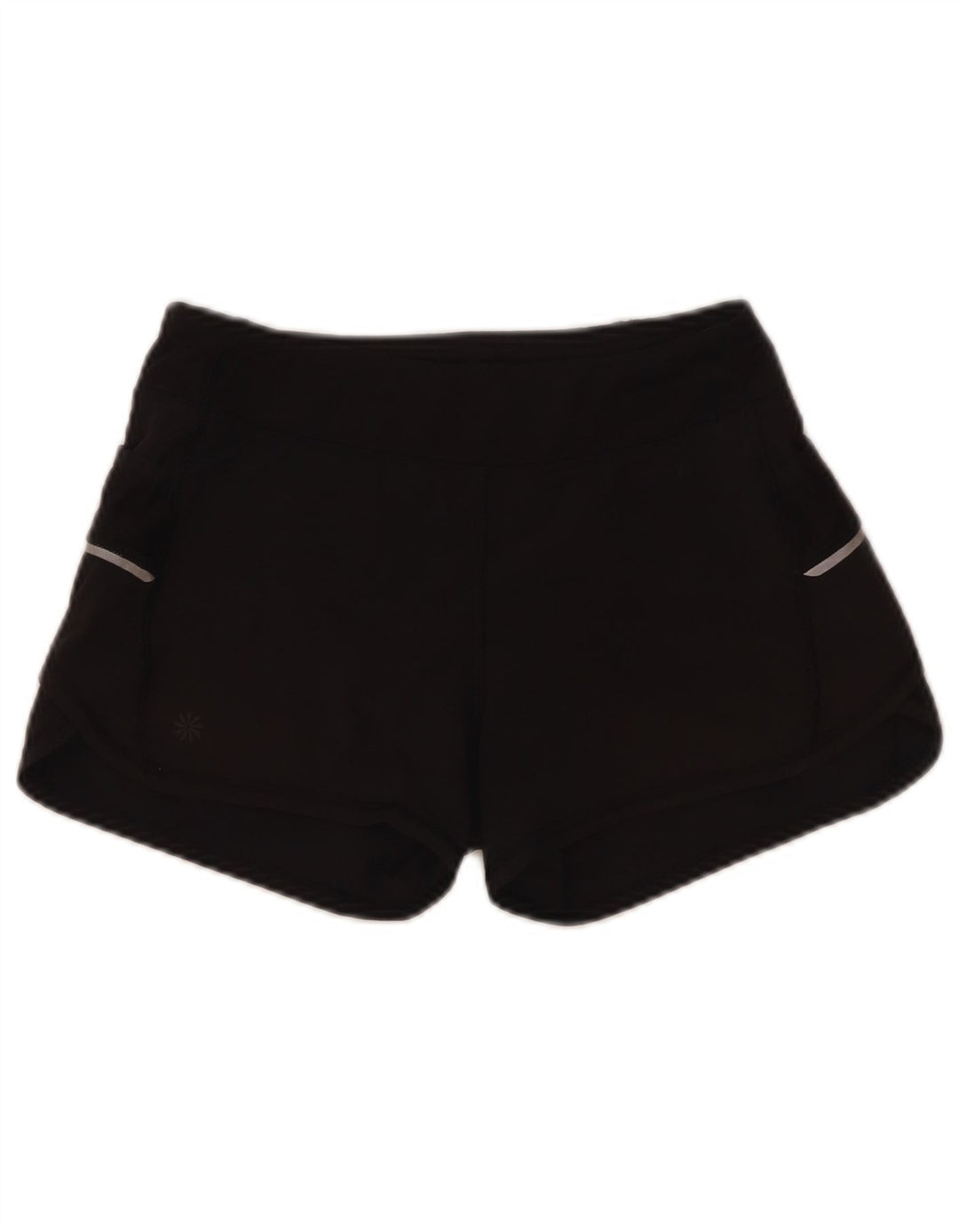 Athleta Sportshorts für Mädchen, 8–9 Jahre, mittelgroß, schwarzes Polyester