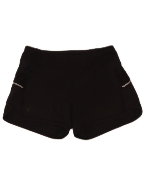 Athleta Sportshorts für Mädchen, 8–9 Jahre, mittelgroß, schwarzes Polyester