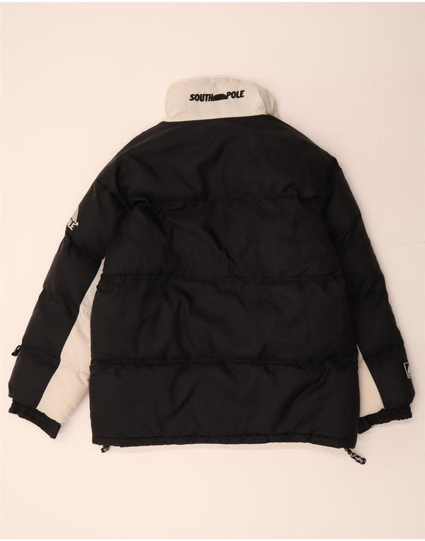 Southpole Herren Graphic Reversible Jacke UK 38 Medium Black Colourblock