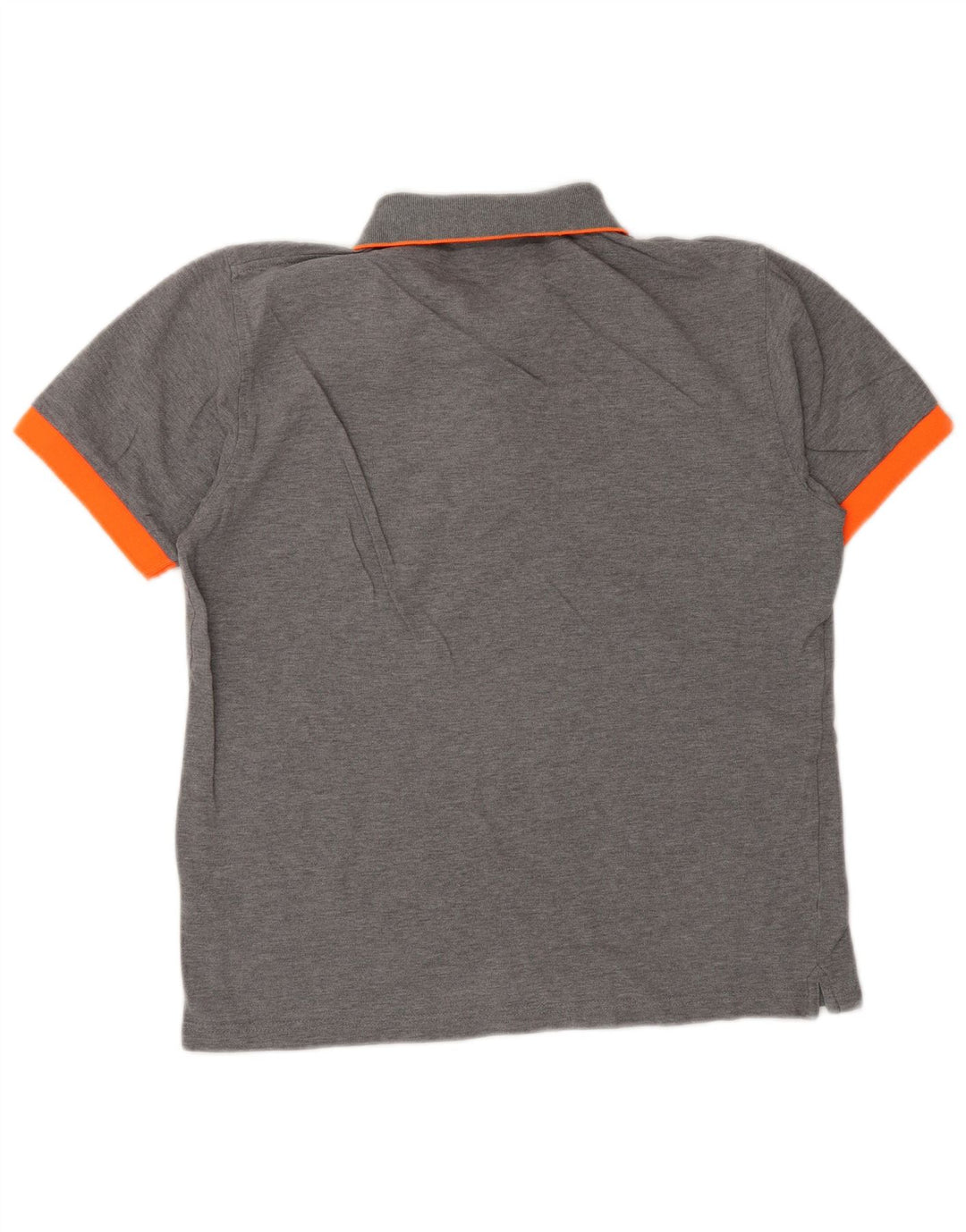 SUN68 Herren-Poloshirt aus mittelgrauer Baumwolle