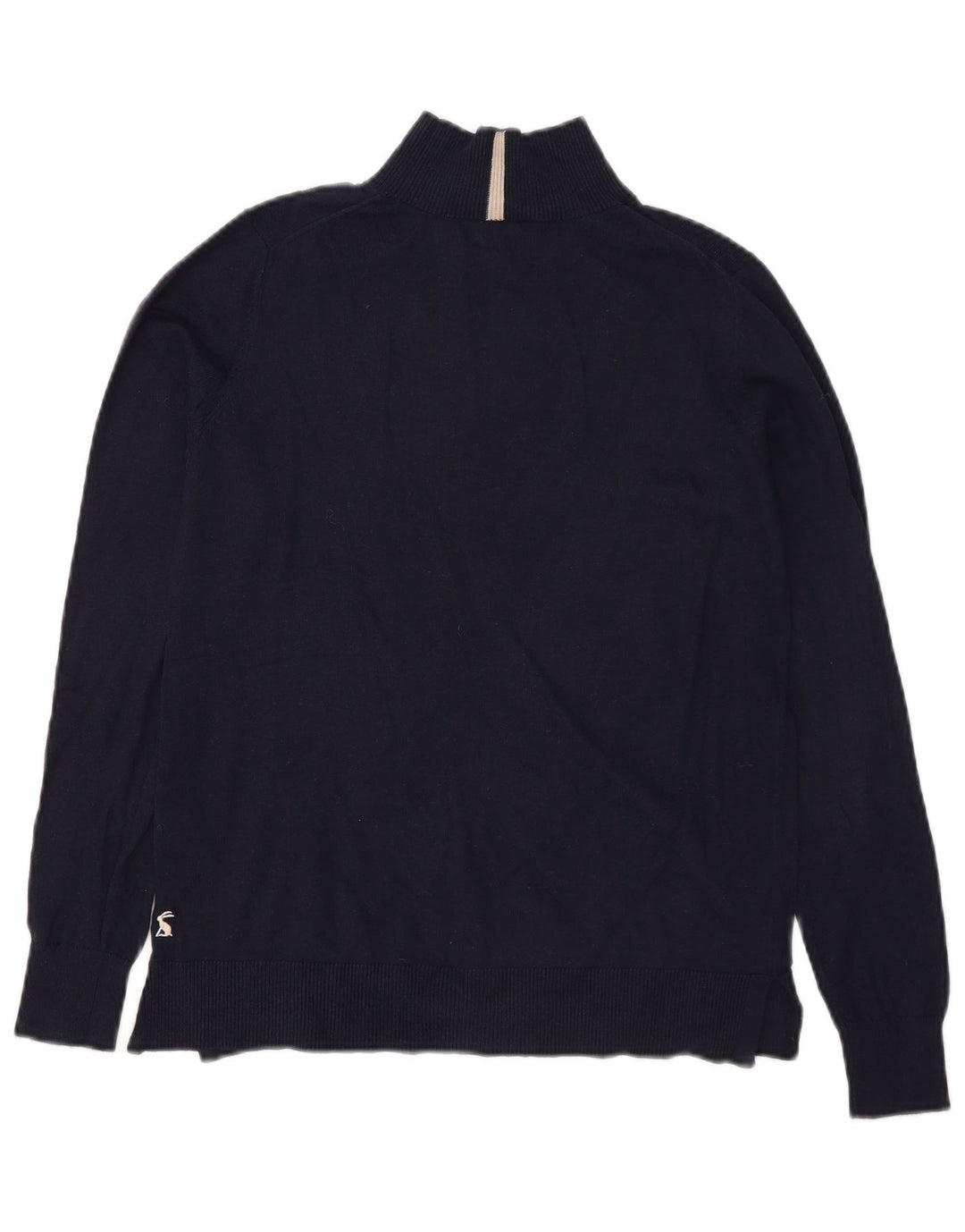 Joules Damen-Pullover mit Rollkragen, UK 12, mittelmarineblau, Baumwolle