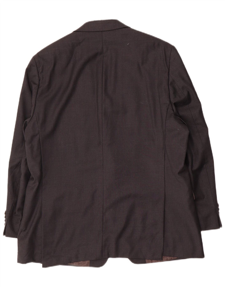 Calvin Klein Herren-Blazer mit 2 Knöpfen, UK 40, große graue Wolle