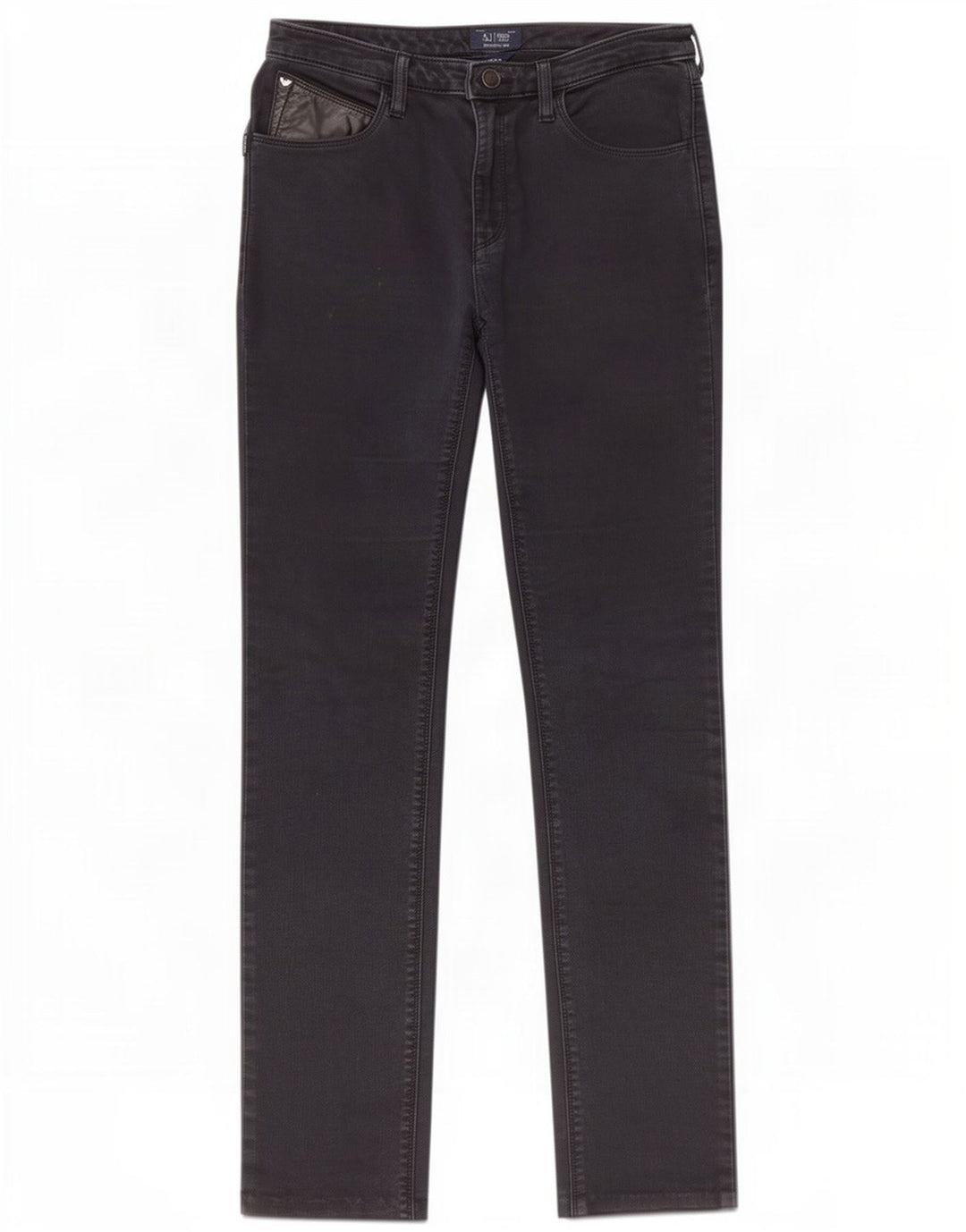 Armani Damen Skinny Jeans W28 L29 Schwarze Baumwolle