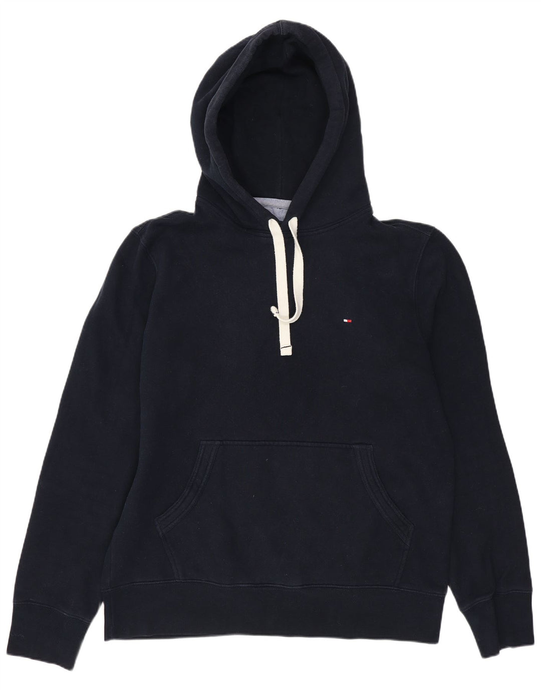 TOMMY HILFIGER Herren-Kapuzenpullover aus mittelblauer, marineblauer Baumwolle