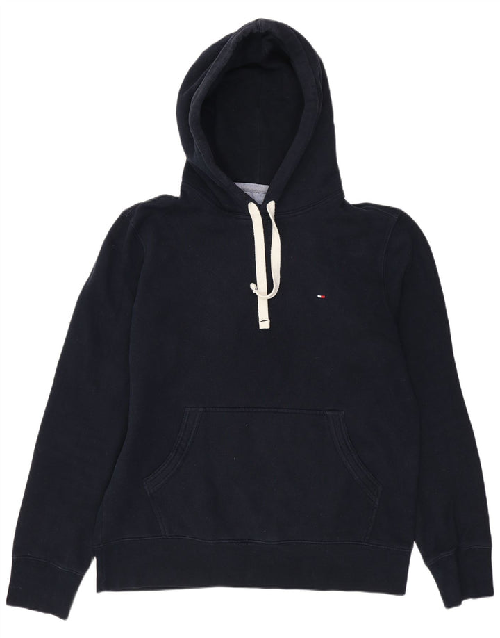 TOMMY HILFIGER Herren-Kapuzenpullover aus mittelblauer, marineblauer Baumwolle