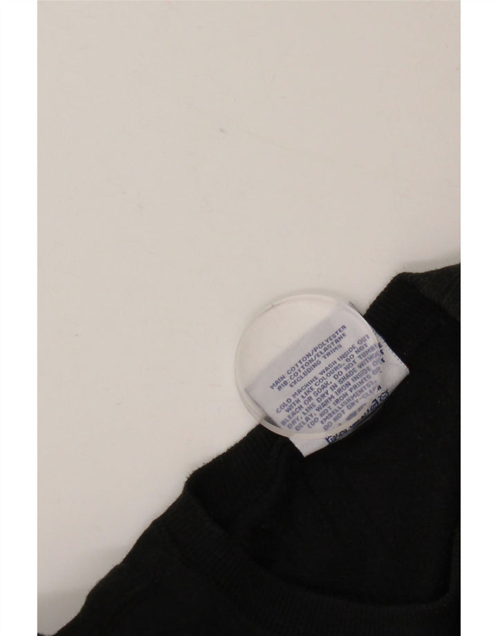 Champion Sweatshirt mit Grafik für Jungen, 11–12 Jahre, schwarze Baumwolle