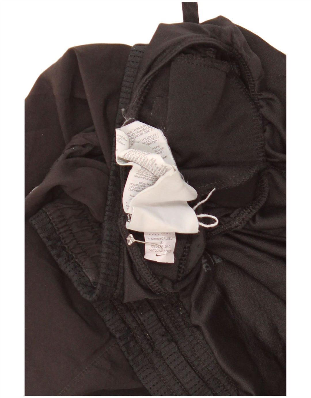 Nike Damen Dri Fit Sport Shorts UK 10 Small Schwarz Polyester