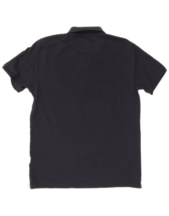 Champion Herren-Poloshirt mit Grafik, Größe L, Schwarz