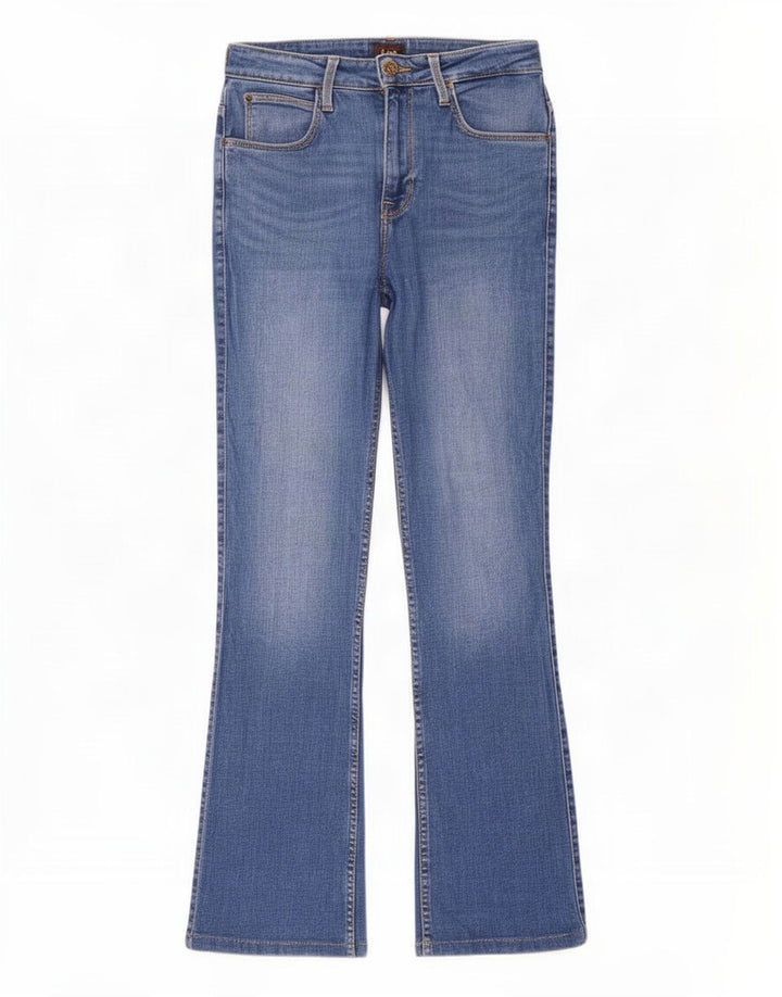 Lee Damen Breese Bootcut Jeans W28 L29 Blaue Baumwolle