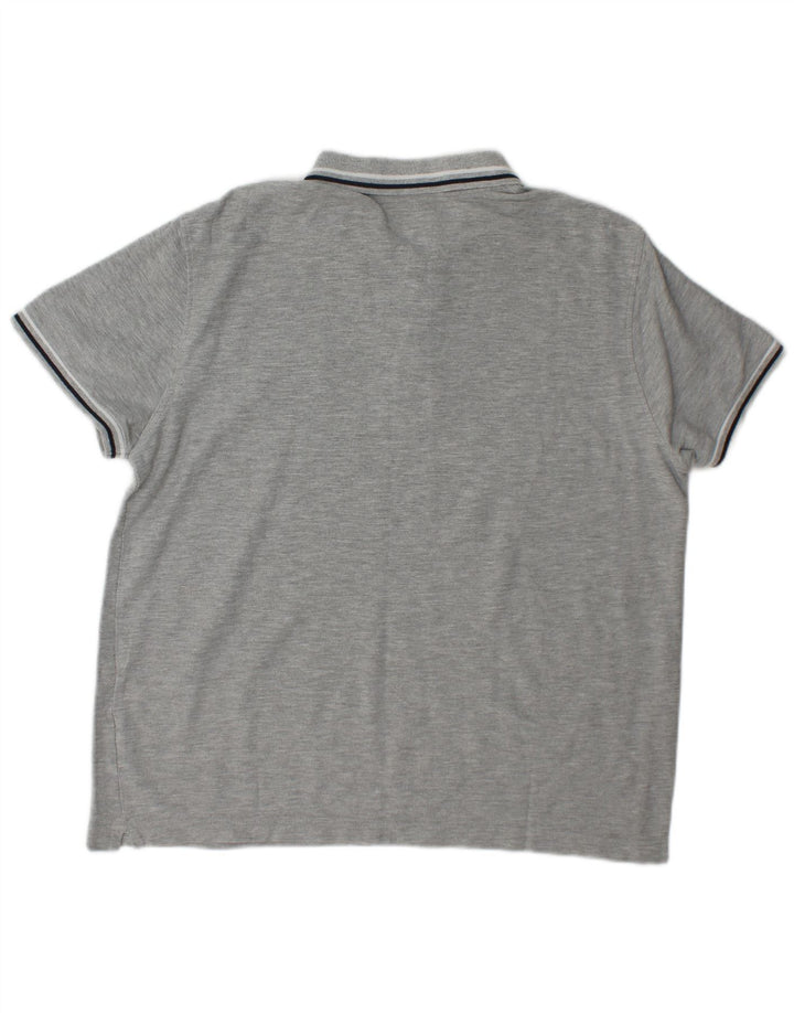 Lotto Herren Poloshirt Mittelgrau meliert