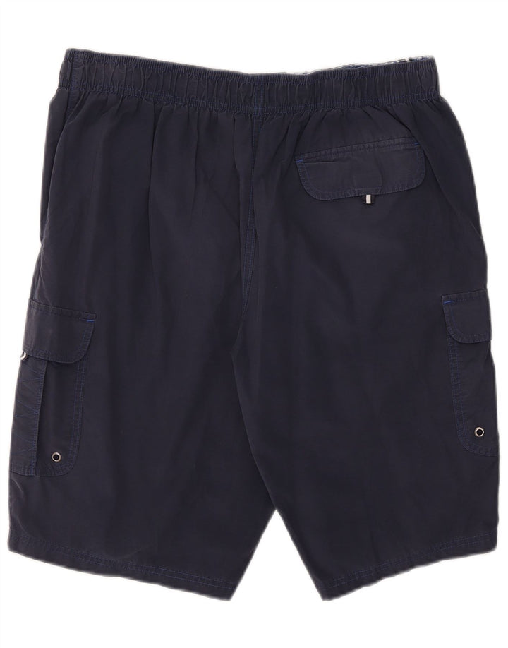 Marks & Spencer Herren-Badeshorts, groß, marineblau, Baumwolle