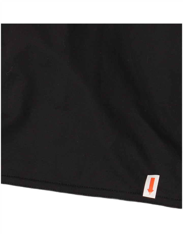 ADIDAS Herren Climalite T-Shirt Top Medium Schwarz Colourblock Polyester