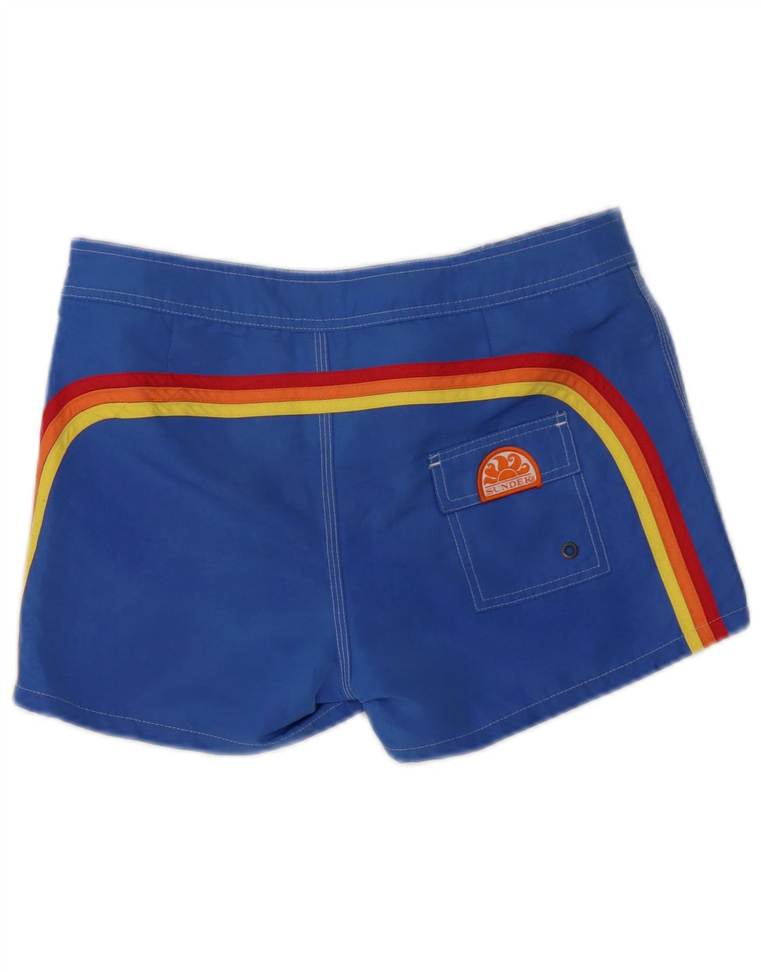 SUNDEK Badeshorts für Jungen, 13–14 Jahre, blaues Polyester