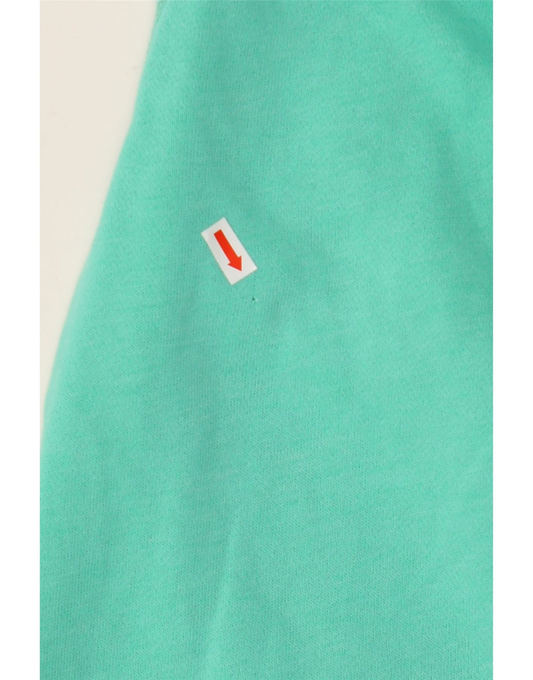 HOLLISTER Womens Graphic Zip Hoodie Sweater UK 14 Mitteltürkis Baumwolle