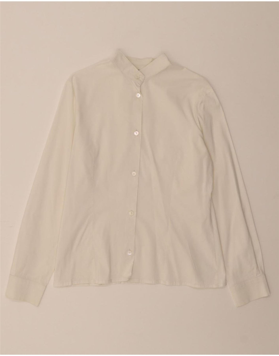 GIANFRANCO FERRE Womens Shirt UK 12 Medium White Cotton Vintage Gianfranco Ferre and Second-Hand Gianfranco Ferre from Messina Hembry 