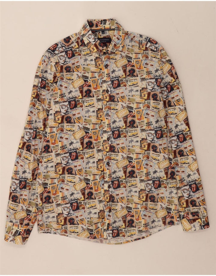 Casa Moda Herren Woodstock Hemd Größe 39/40 Medium Mehrfarbig