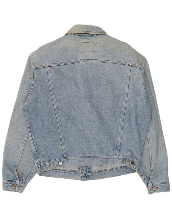 CHARRO Herren Jeansjacke UK 38 Mittelblaue Baumwolle