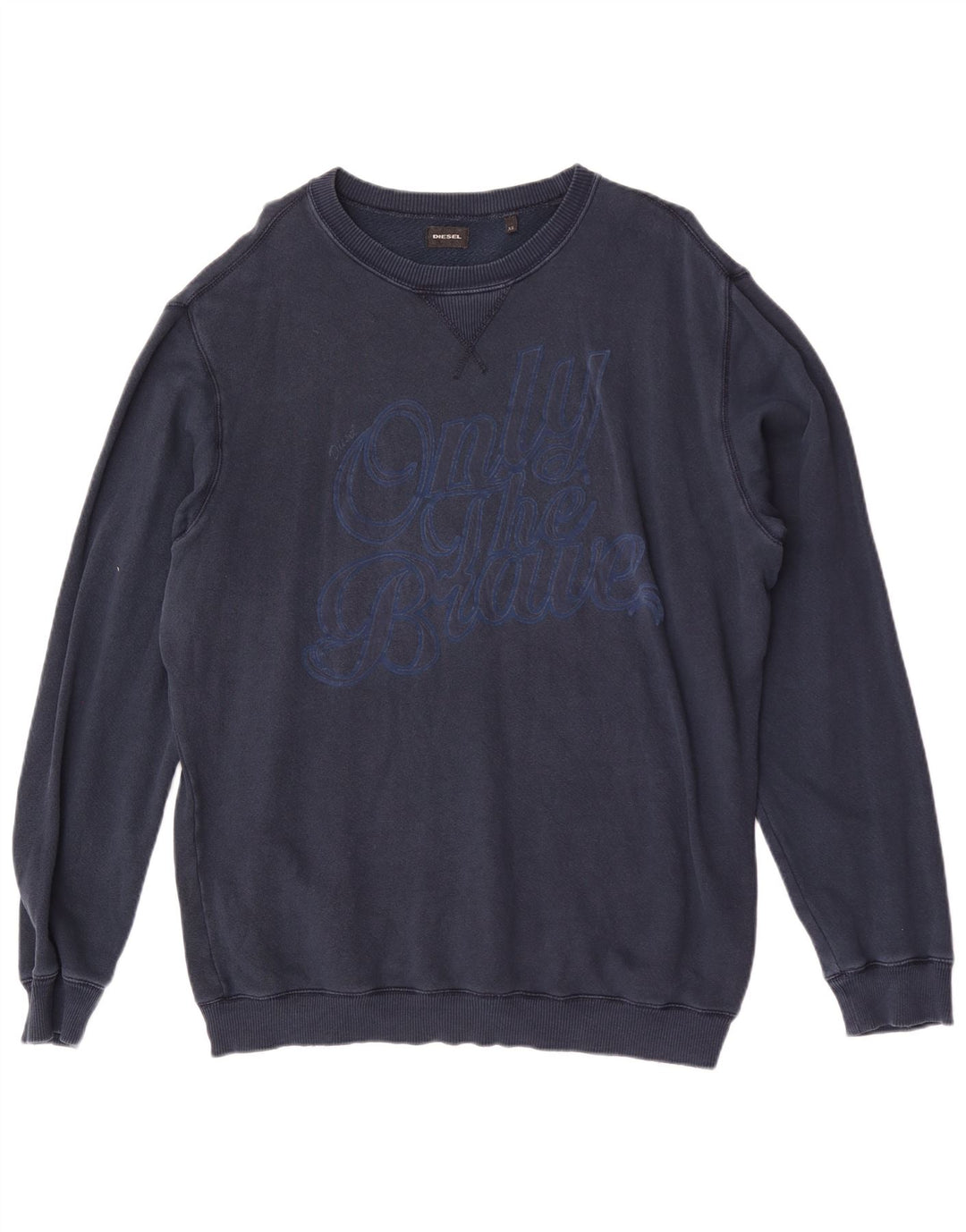 Diesel Herren Graphic Sweatshirt Pullover XL Marineblau