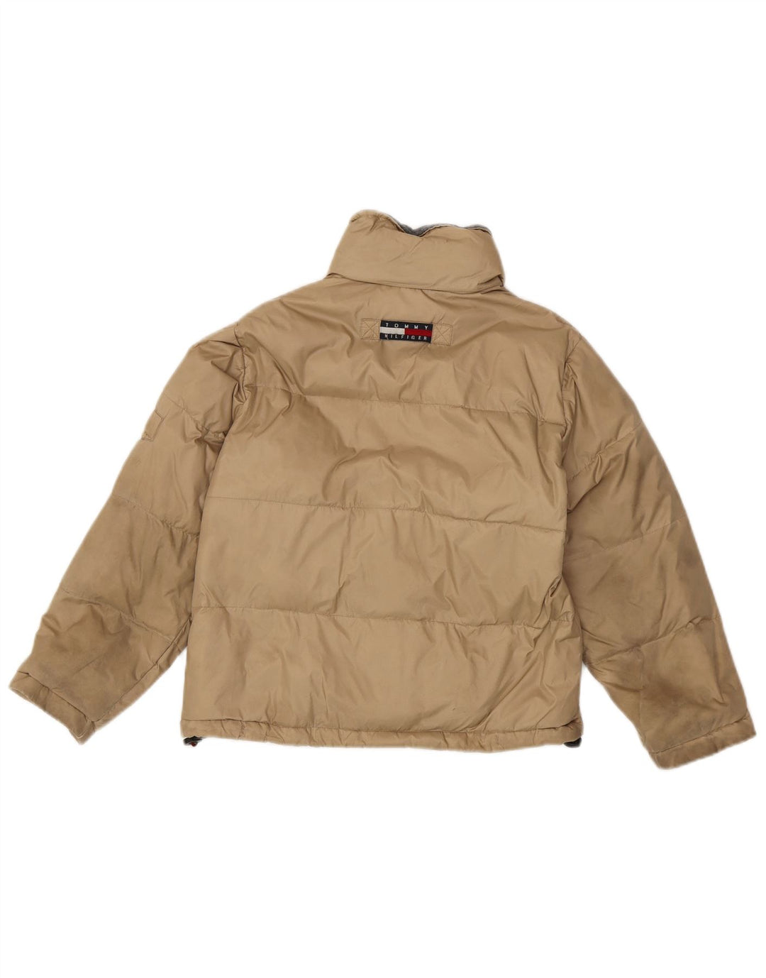 Tommy Hilfiger Wattierte Jacke für Jungen, 7–8 Jahre, XS, Beige, Nylon