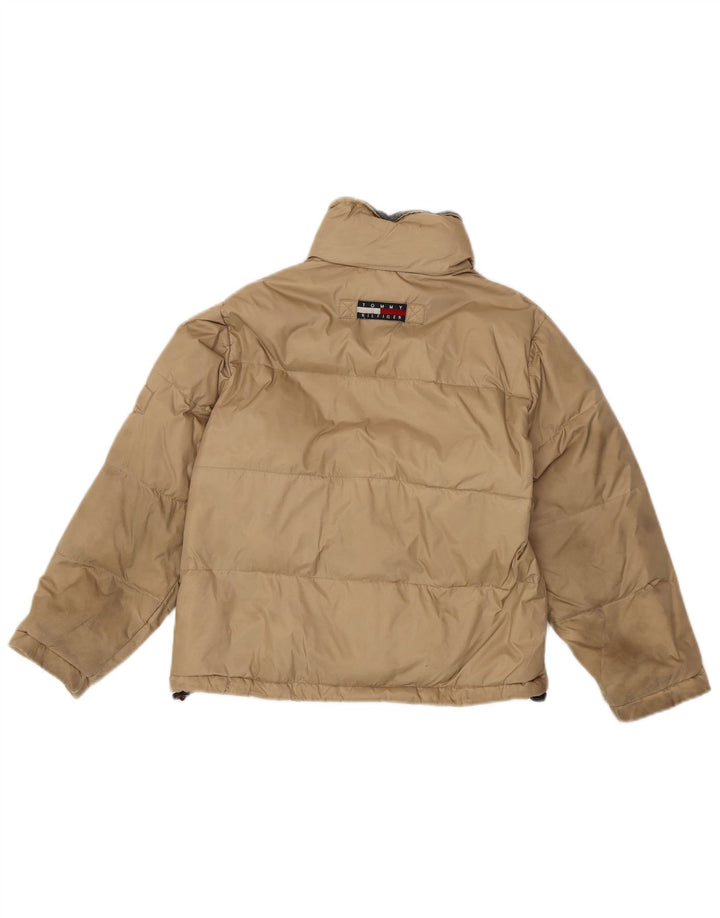 Tommy Hilfiger Wattierte Jacke für Jungen, 7–8 Jahre, XS, Beige, Nylon