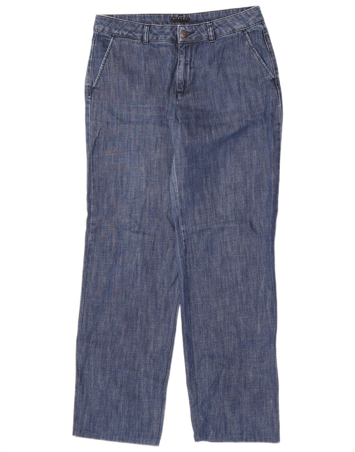 Sisley Damen Straight Jeans W30 L30 Blau