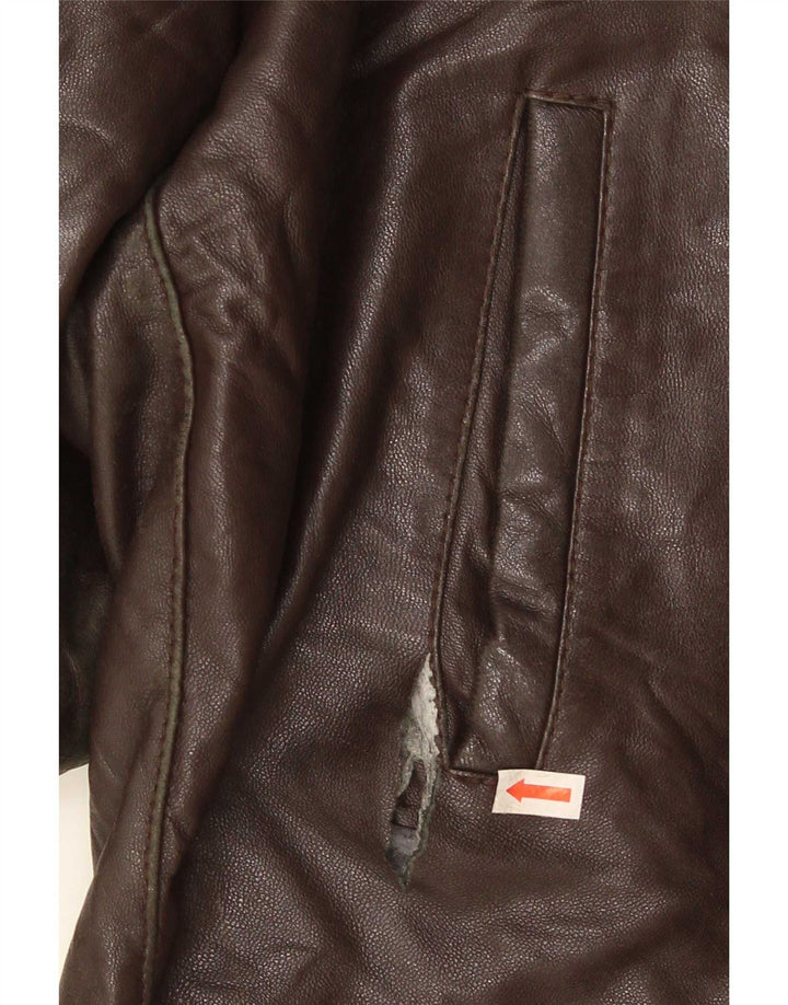 Vintage Herren Lederjacke UK 42 XL Braun