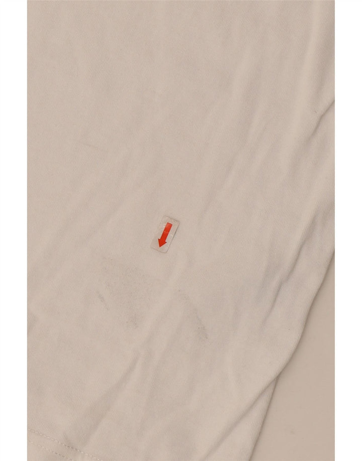 TOMMY HILFIGER Mens T-Shirt Top 2XL White Cotton