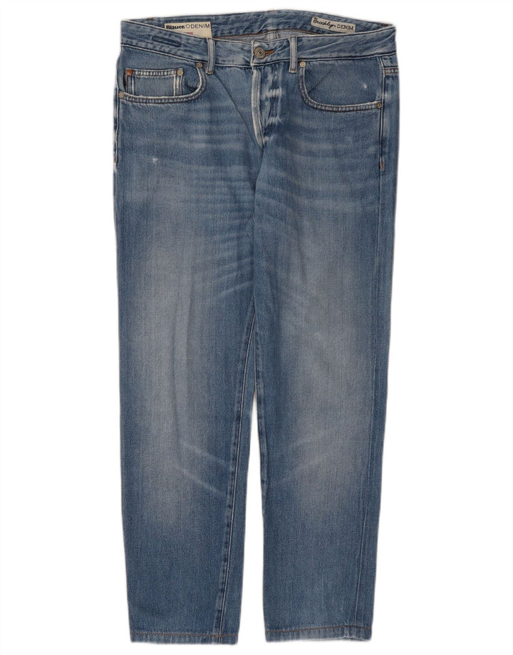 Blauer Herren Straight Jeans W32 L27 Blau