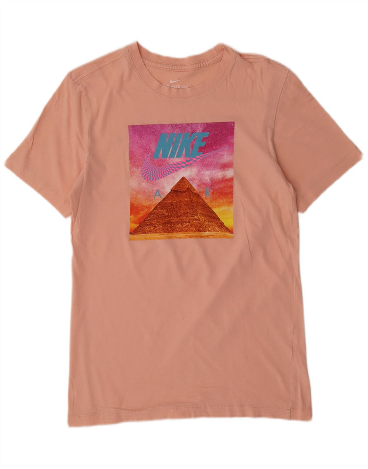 Nike Herren-T-Shirt mit Grafik, Größe S, Rosa
