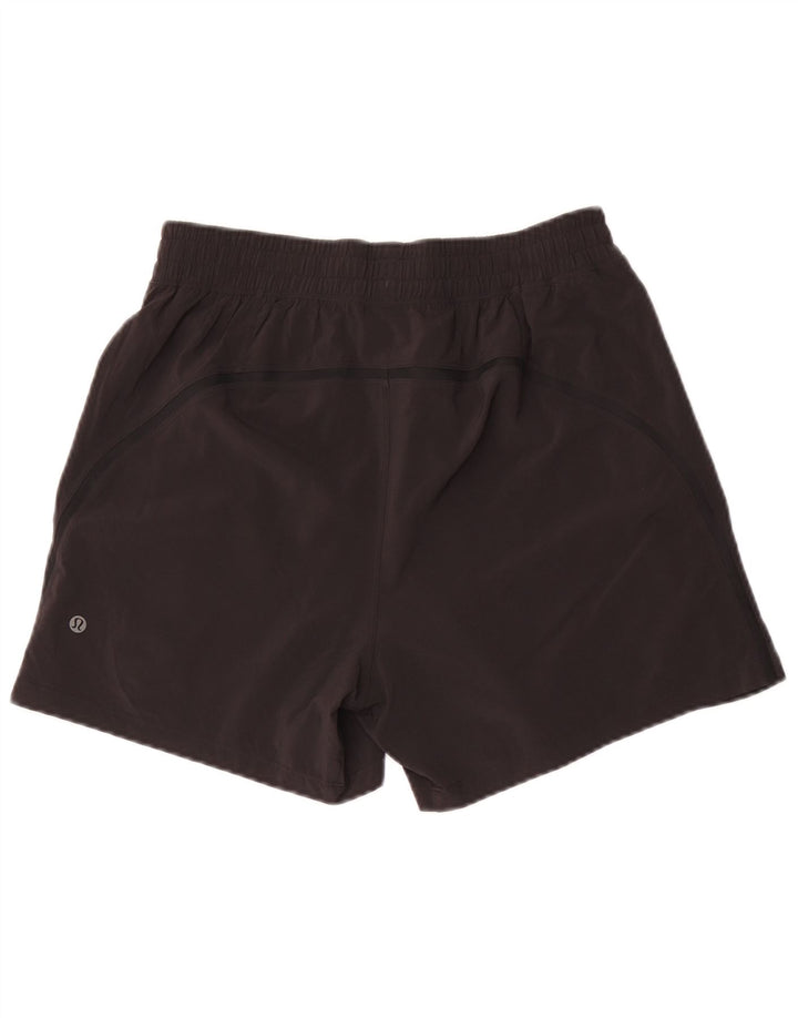 Lululemon Damen Sportshorts UK 10 Small Schwarz Polyester