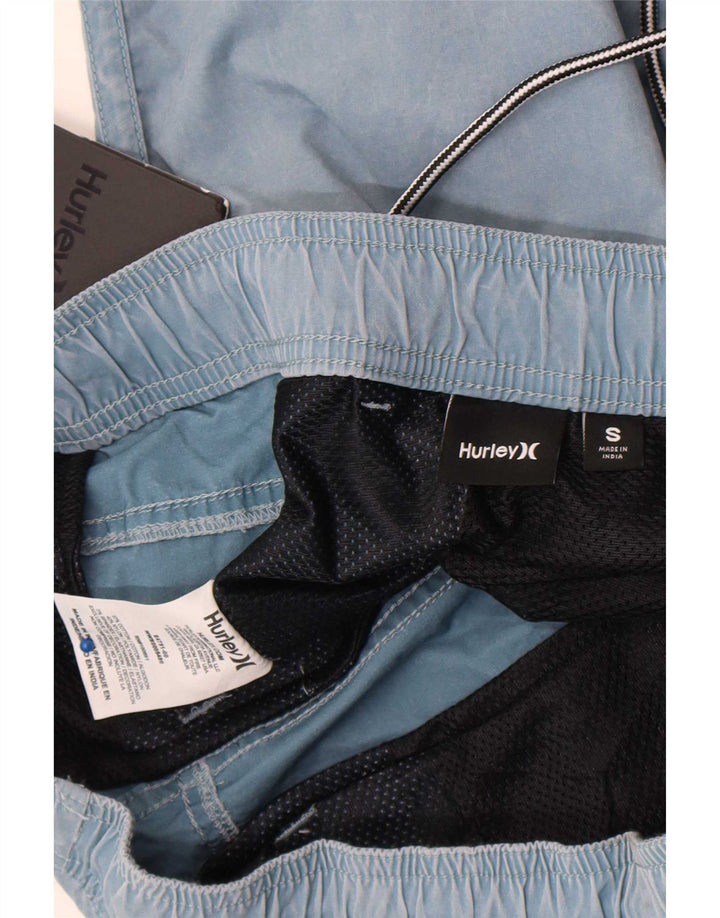 Hurley Herren-Badeshorts, klein, aus blauer Baumwolle