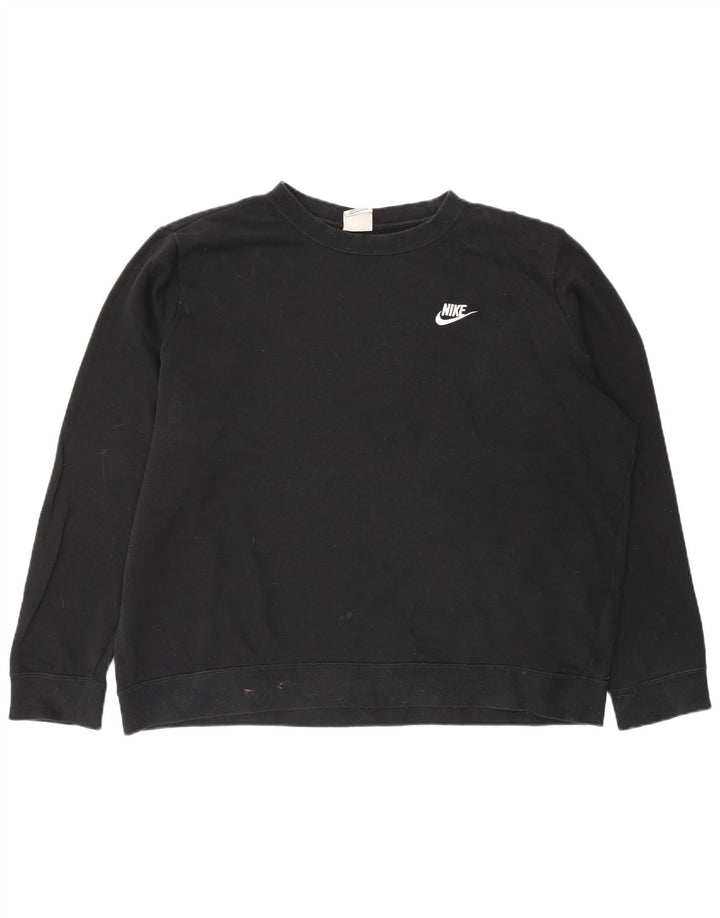Nike Damen-Sweatshirt in Übergröße, Größe UK 18, XL, Schwarz, Baumwolle