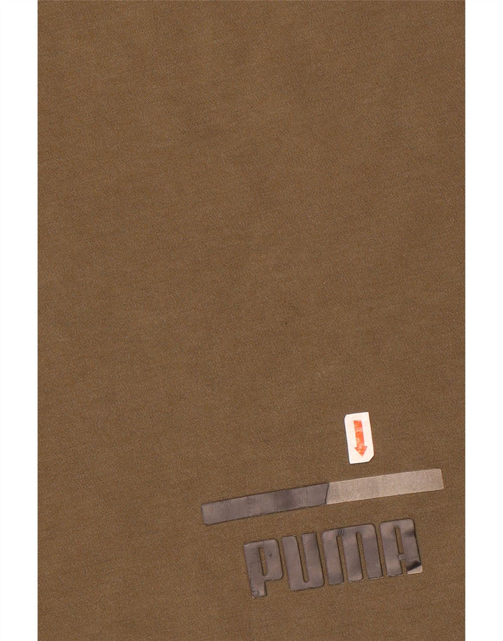 Puma Herren Grafik-Sweatshirt-Pullover, klein, Khaki, Baumwolle