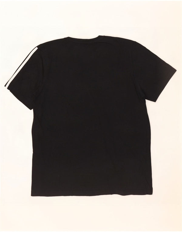 Adidas Herren T-Shirt Top XL Schwarz Baumwolle