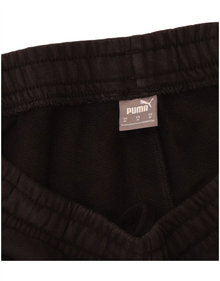 Puma Damen Graphic Trainingshose Jogger UK 12 Medium Schwarz